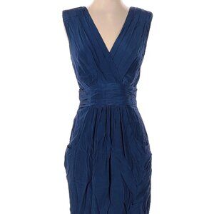 Aryn K: Navy Silk Cocktail Dress NWOT